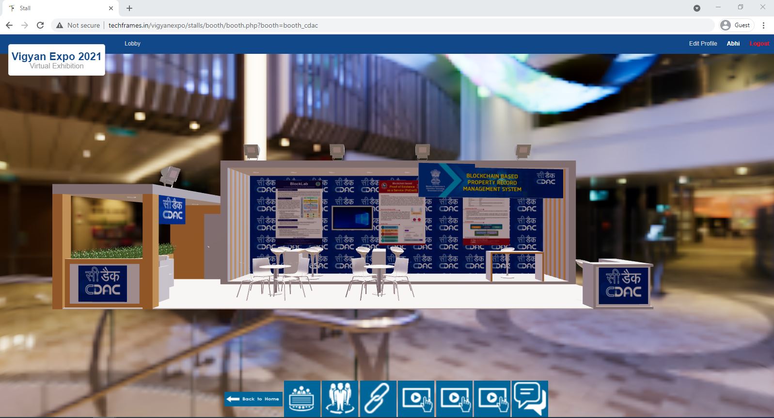 C-DAC virtual stall