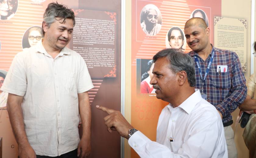 Students participating in a Jagruthi science programme