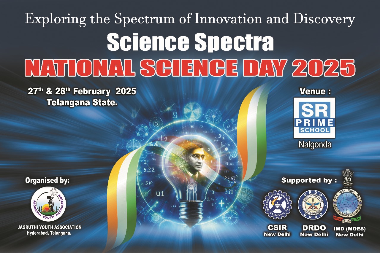 Official Science Spectra National Science Day 2025 poster